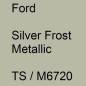 Preview: Ford, Silver Frost Metallic, TS / M6720.
